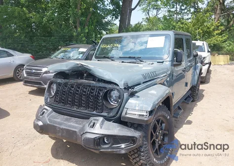 2024 Jeep Gladiator Willys z USA, uszkodzony, nr VIN 1C6HJTAG5RL120621